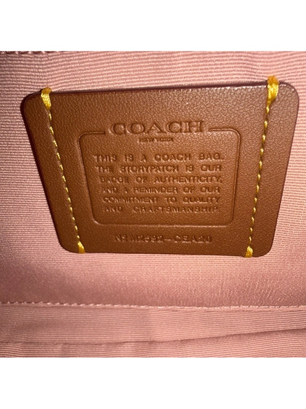 Coach Teri Shoulder Bag In Signature CanvasPowder Pink - Picture 4 of 7